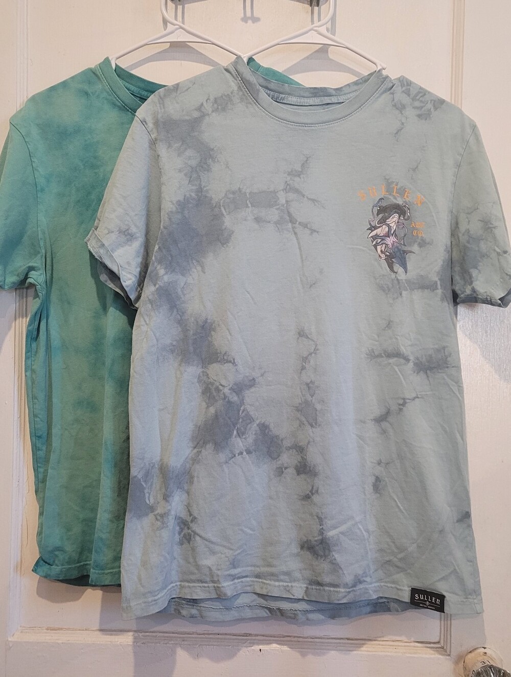 Lot Of 2 Size Medium Vintage Y2K Sullen Art Collective Graphic Tie Dye T Shirts